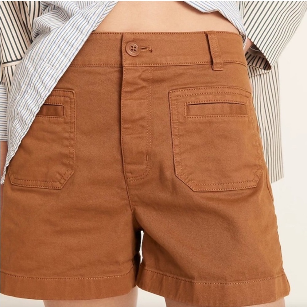 J. Crew Burnt Orange Brown Chino Shorts